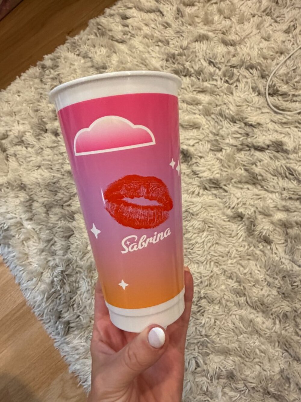 Sabrina Carpenter Dunkin' Cup